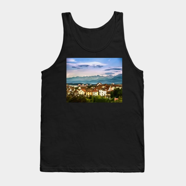 Sibiu, Romania Tank Top by NxtArt